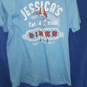Disney Jessica Rabbit Jessica's Diner Shirt